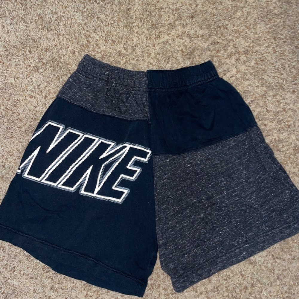 Up-cycled Nike Black and Charcoal Shorts